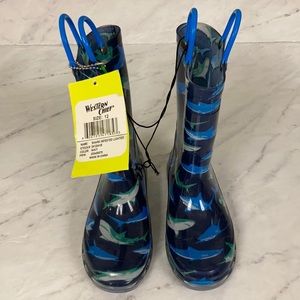 Western Chief Kids Shark Lighted RainBoots - Sz12